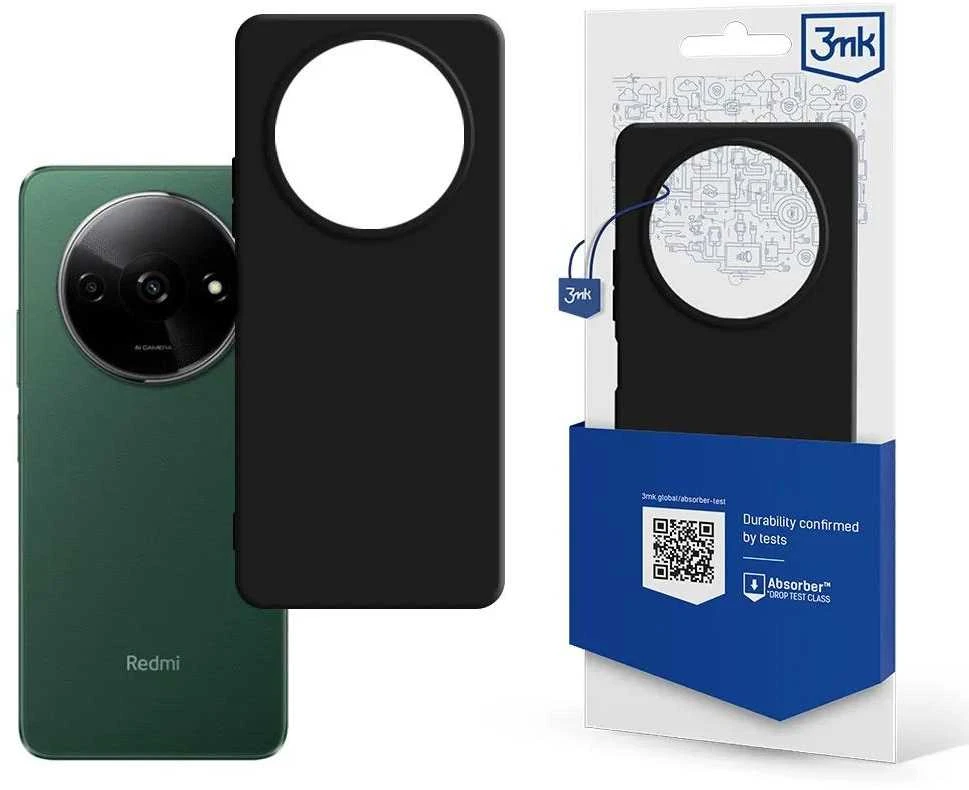 Dėklas 3mk Matt Case Xiaomi Redmi A3 juodas