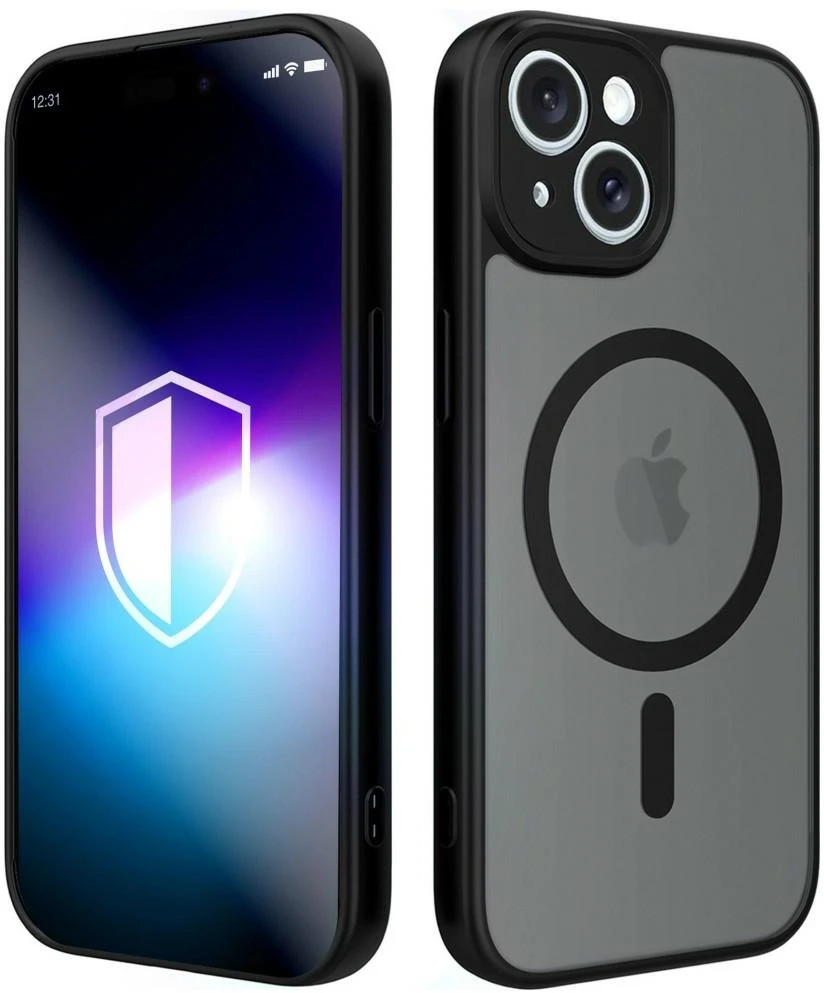 3mk Misty MagCase dėklas iPhone 14 telefonui – juodas