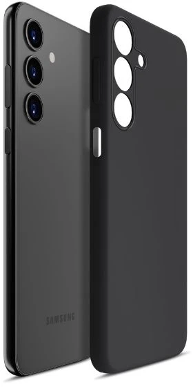 3MK Silicone Dėklas Samsung Galaxy A15 5G A156 juodos spalvos