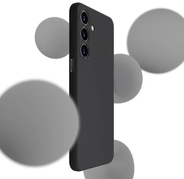 3MK Silicone Dėklas Samsung Galaxy A15 5G A156 juodos spalvos