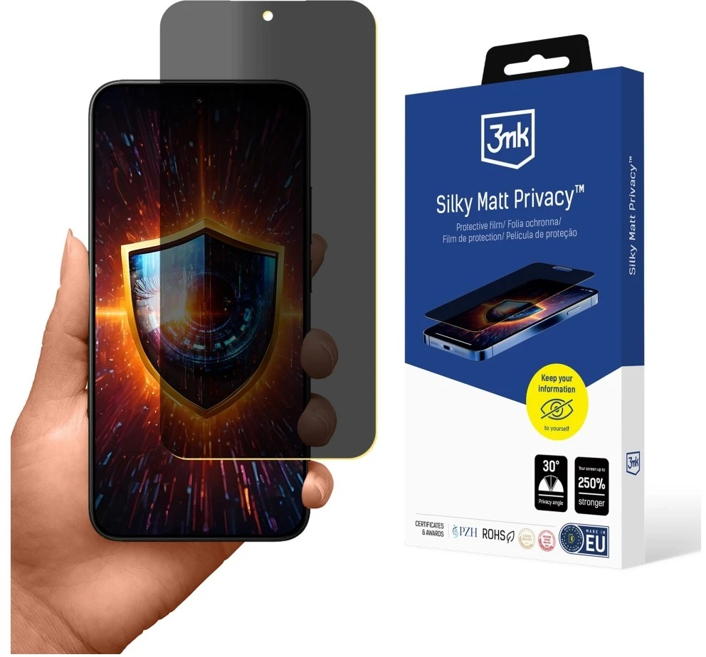 3MK Silky Matt apsauginis ekrano stiklas "Privacy" skirta Xiaomi 15T 5G