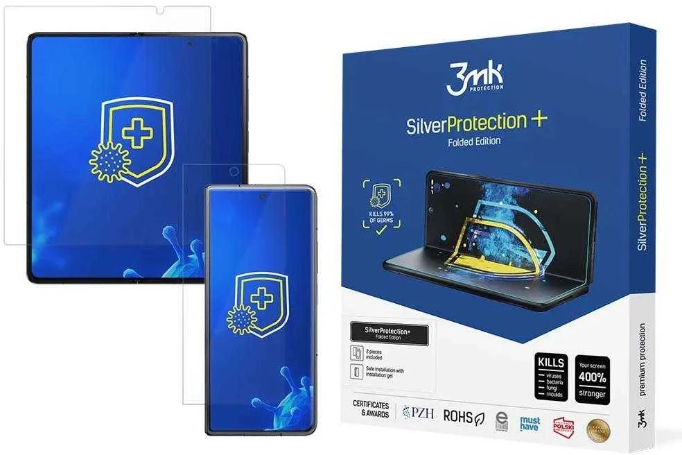 LCD apsauginė plėvelė 3mk Sidabrinis Protection+ Folded Edition Samsung F946 Z Fold5 5G