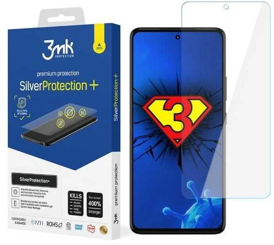 3MK Sidabrinis Protect+ Motorola Moto G72 Plėvelė