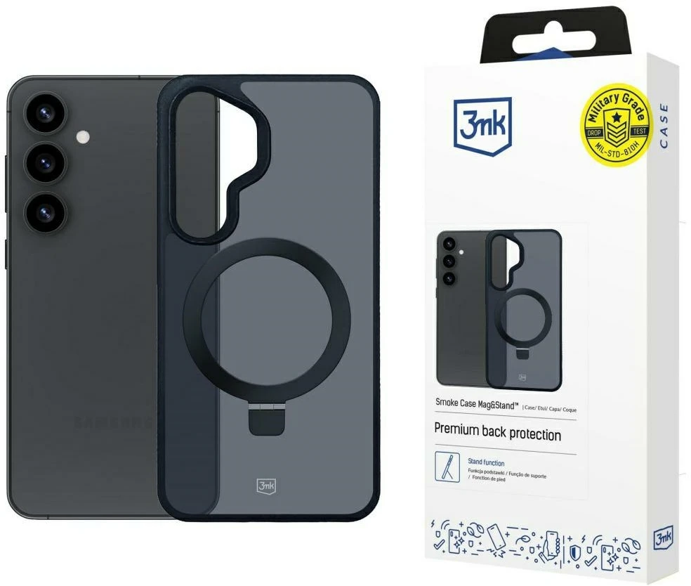 3MK Smoke Dėklas Mag&Stand Samsung Galaxy S25+