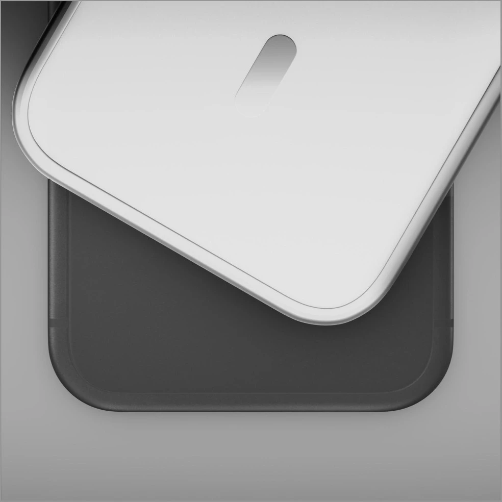 Dėklas Nezatříděno 3Mk apsaugos 3mk dūminis „MagCase“, skirtas „iPhone 17“ - baltas-permatomas
