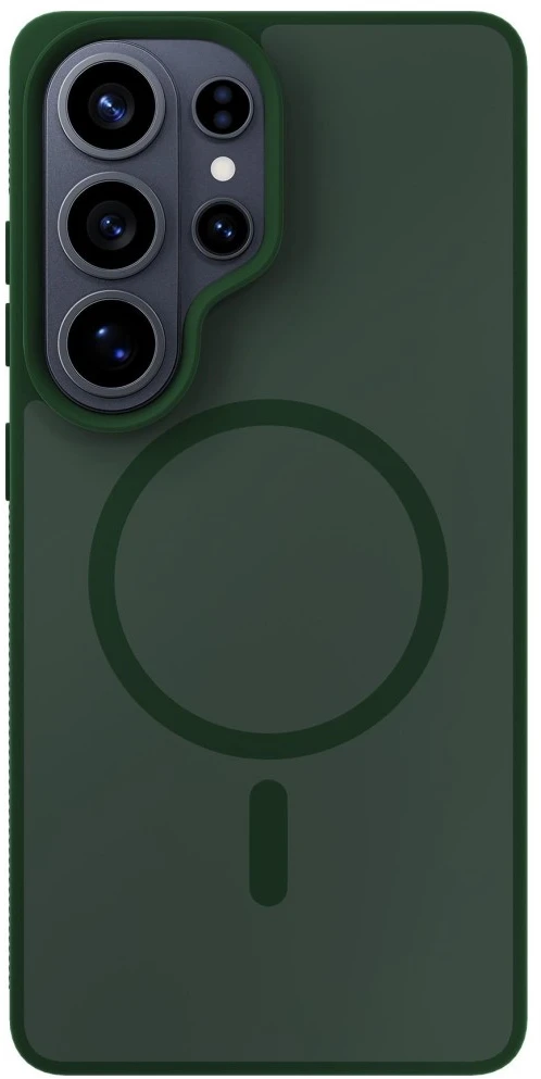 3MK Smoke MagDėklas Dėklas skirtas Samsung Galaxy S26 Ultra Žalias