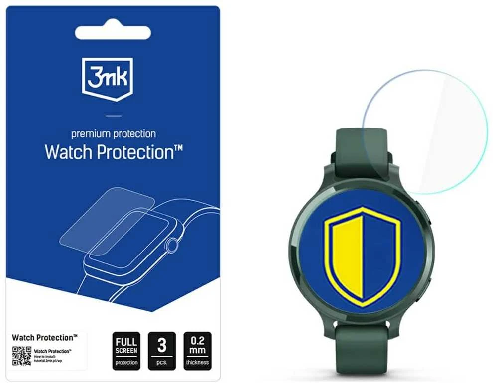 Plėvelė 3MK ARC laikrodžio viso ekrano skirtukai Garmin Lily 2 Active
