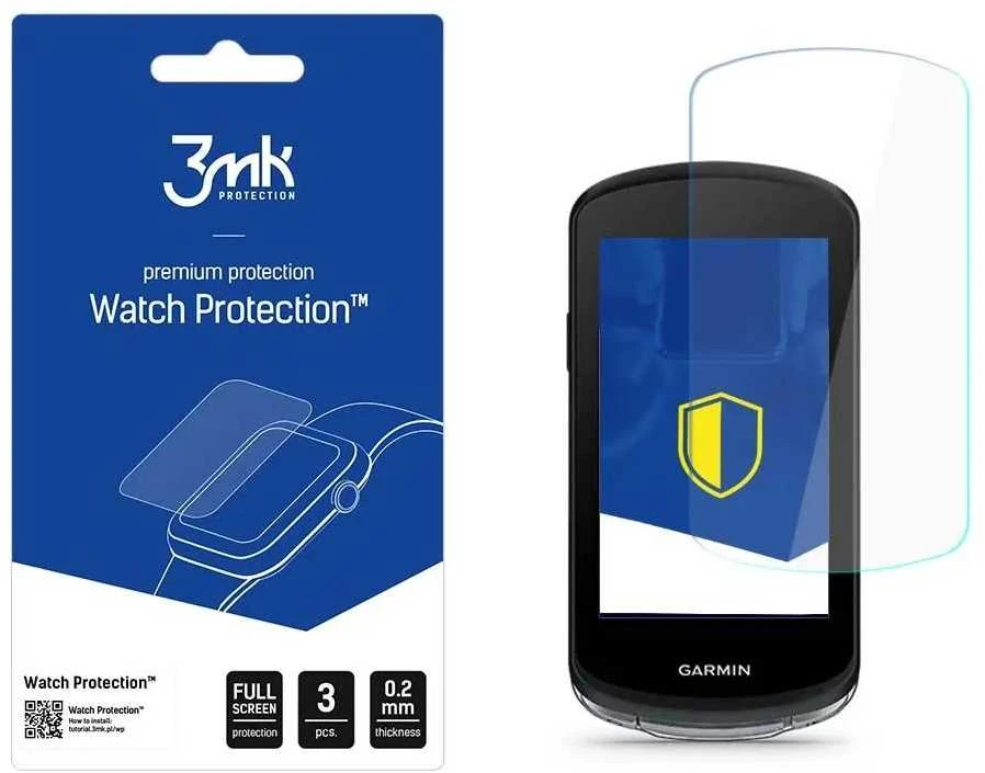 3mk FlexibleGlass Lite™ hibridinio stiklo apsauga Garmin Edge 1040 dviračio kompiuterio ekranui