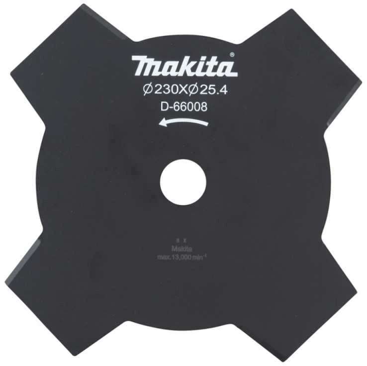Makita 4-ašmenų krūmapjovės peilis, 230x25,4MM D-66008