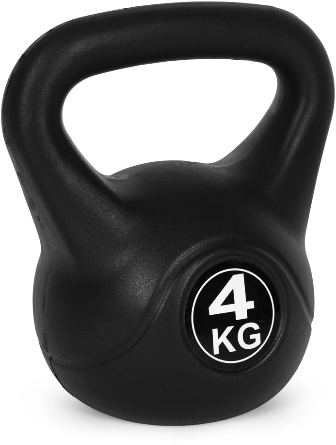 Kettlebell 4kg, treniruoklis, hantelis, svarmuo, ModernHome