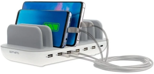 4smarts biuro įkrovimo stotelė 60W balta/balta 462310