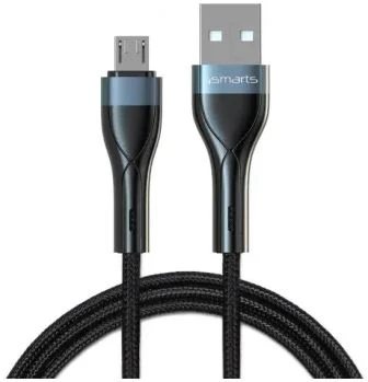 4Smarts USB-A to Micro Cable PremiumCord 10W 1m., juodas