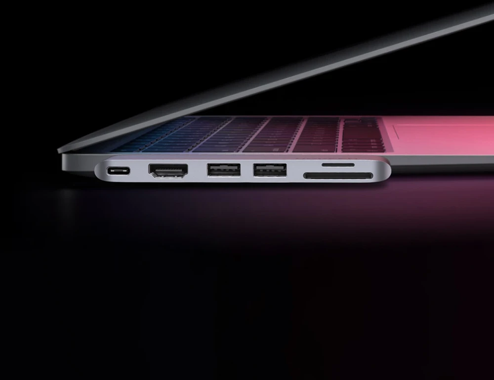 6-in-2 adapteris UGREEN CM380 USB-C šakotuvas, skirtas MacBook Air / Pro