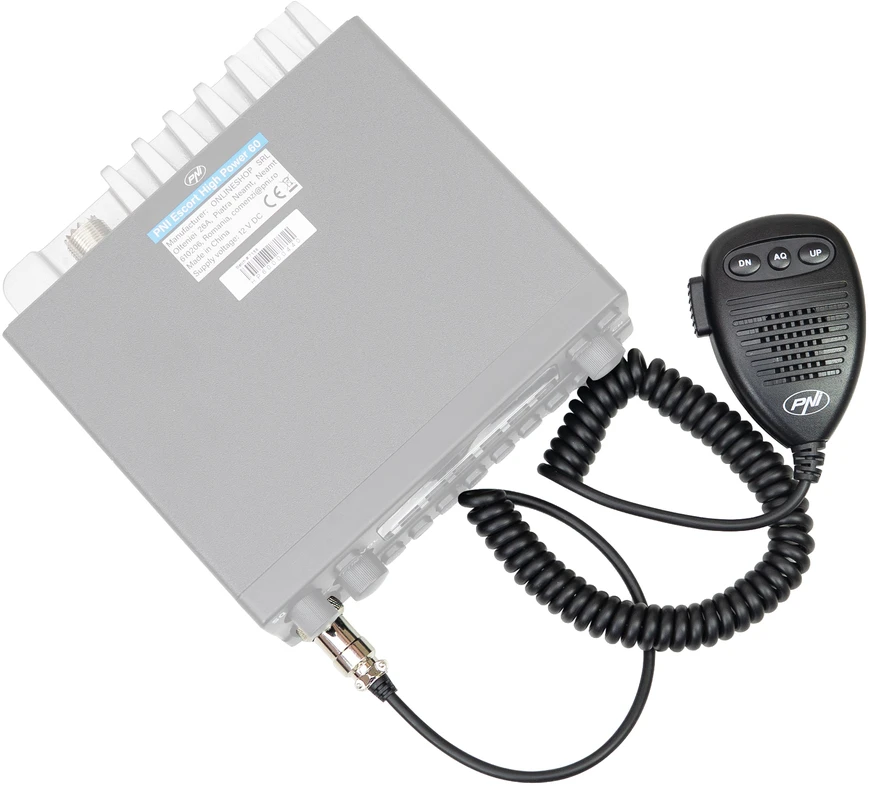 6 kontaktų mikrofonas PNI Escort High Power 60 radijo stotelėms