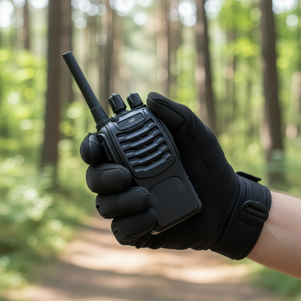 6 nešiojamų radijo stotelių rinkinys PNI PMR R40 PRO, komplekte baterijos, įkrovikliai ir ausinės