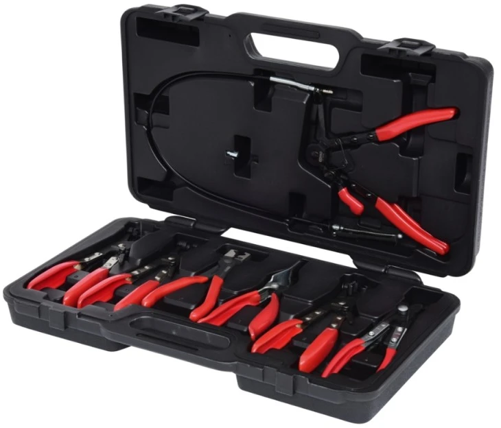 7 dalių replių aušinimo žarnų sąvaržoms rinkinys KS TOOLS