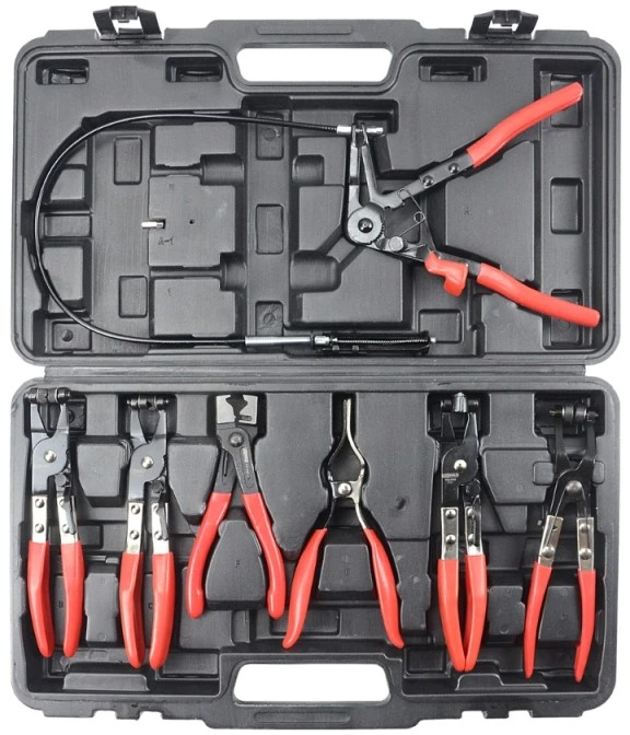 7 dalių replių aušinimo žarnų sąvaržoms rinkinys KS TOOLS