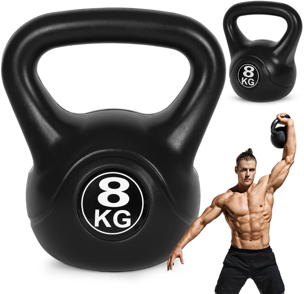 Kettlebell 8kg, treniruoklis, hantelis, svarmuo, ModernHome
