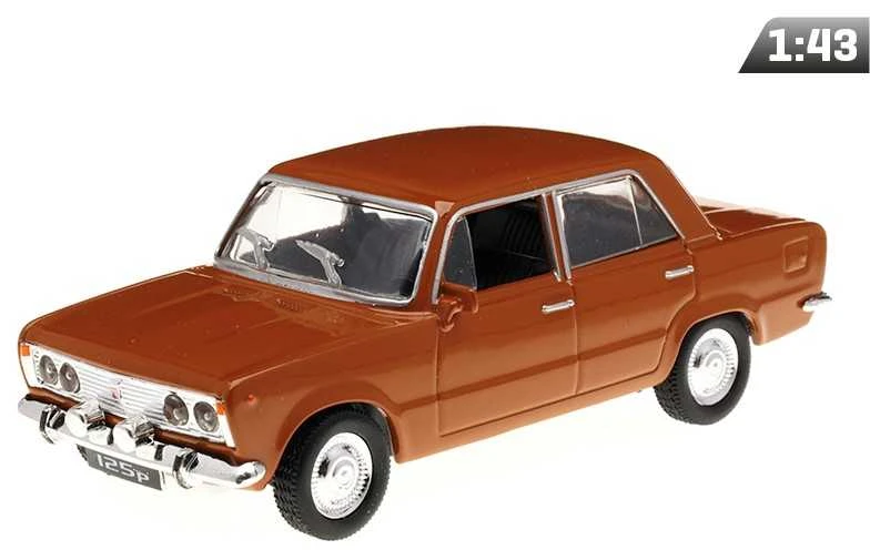 Daffi Carm Modeliukas 1:43, FIAT 125P PRL, rudos spalvos