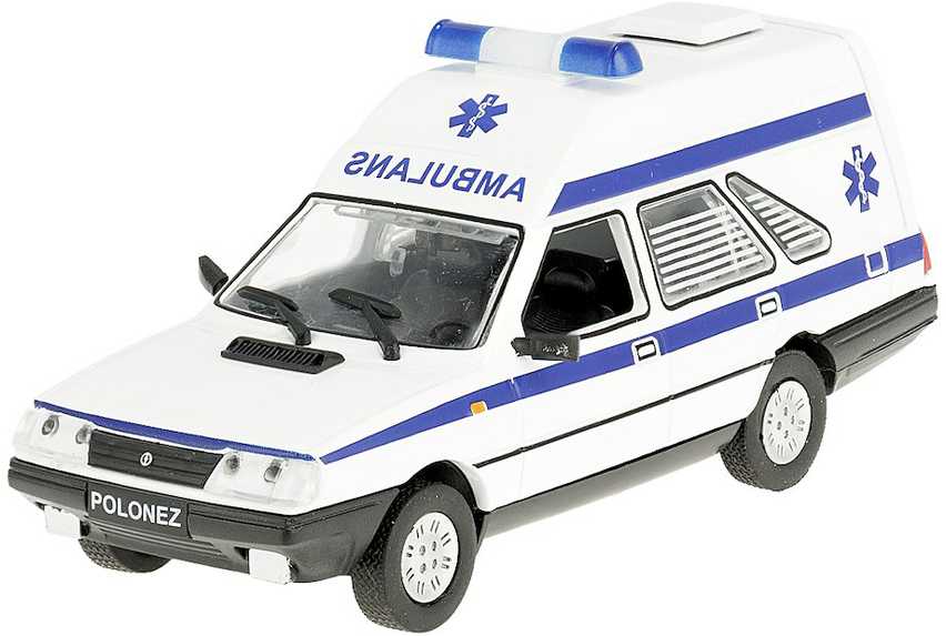 Daffi Carm Modeliukas 1:43 Polonez Cargo Ambulance