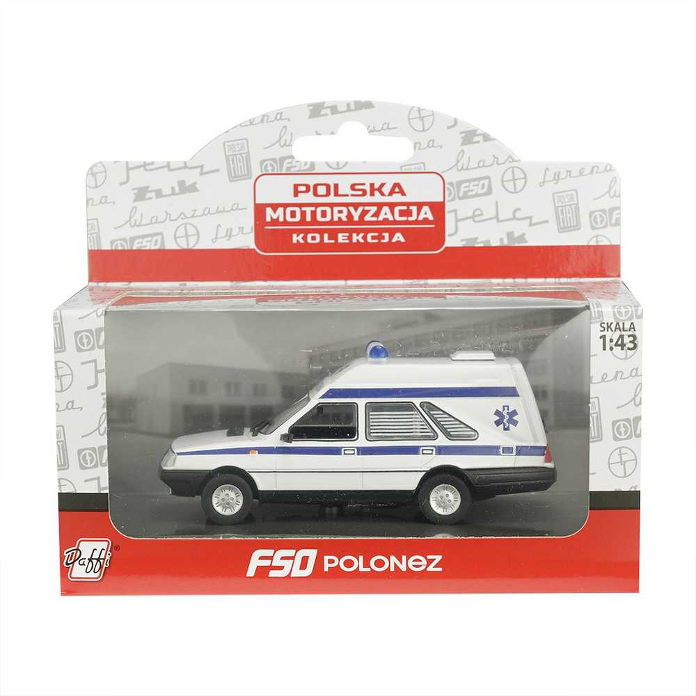 Daffi Carm Modeliukas 1:43 Polonez Cargo Ambulance