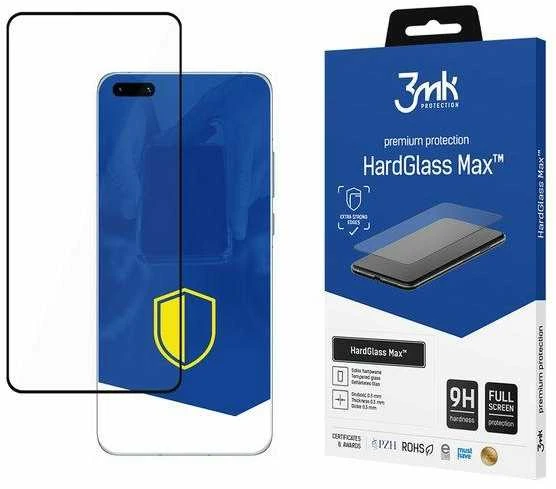 LCD apsauginis stikliukas 3MK Hard Glass Max Huawei P40 Pro juodas