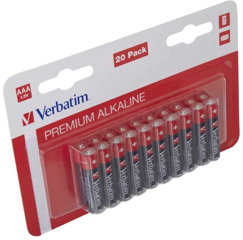 AAA Alkaline AAA 20pack Verbatim