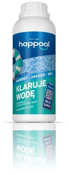 Acrylmed Akrilinis ALKASOL FLOK skystis baseino vandens priemaišoms krešinti, 1 litras