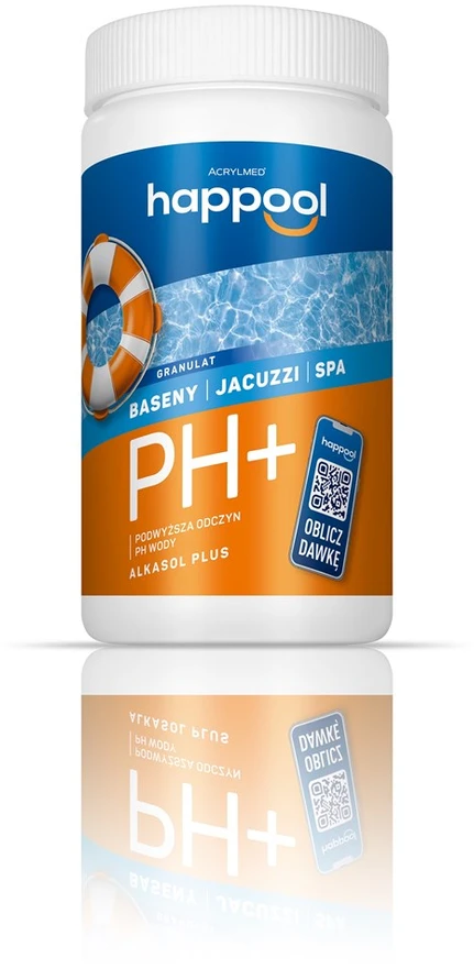Acrylmed Akrilinės ALKASOL PLUS granulės, skirtos palaikyti tinkamą baseino vandens pH, 1kg