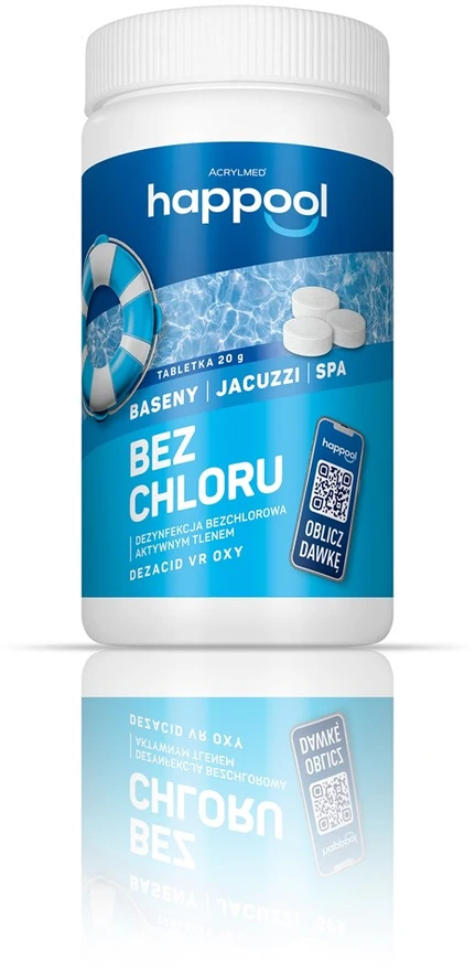 Acrylmed DEZACID VR OXY tabletės vandens dezinfekcijai deguonimi 20 g 1kg