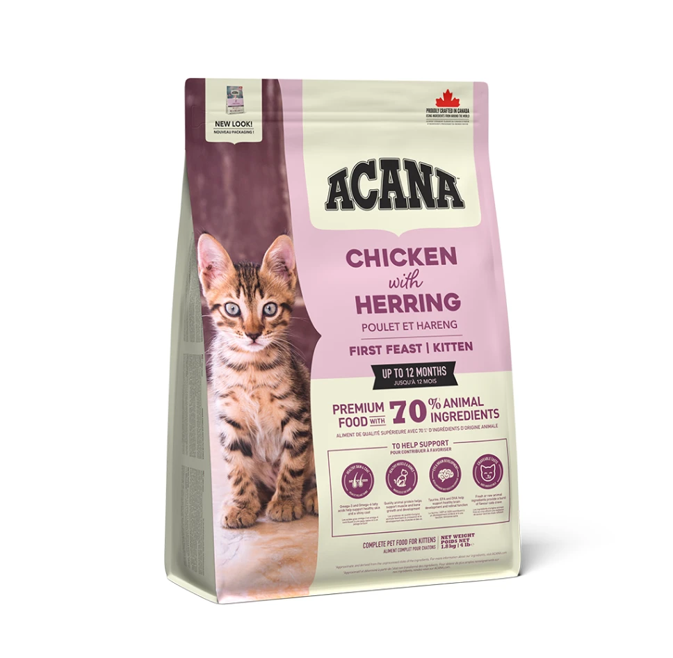 Acana First Feast Cat sausas maistas kačiukams, 340g