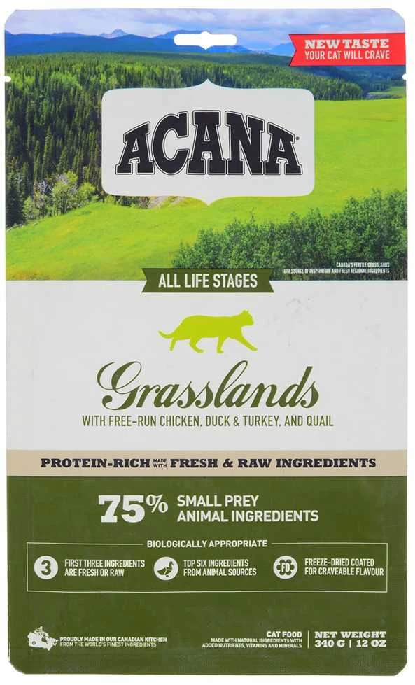 Acana Grasslands kačių ėdalas 340 g