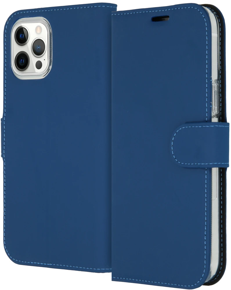 Accezz piniginės tipo TPU atverčiamas dėklas, skirtas iPhone 12 Pro Max – mėlynas
