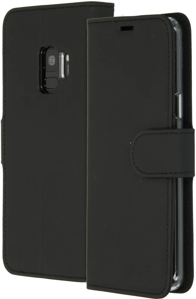 Accezz piniginės tipo TPU atverčiamas dėklas, skirtas Samsung Galaxy S9 – juodas