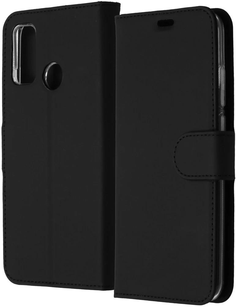 Accezz piniginės tipo TPU atverčiamas dėklas, skirtas Huawei P Smart (2020) – juodas