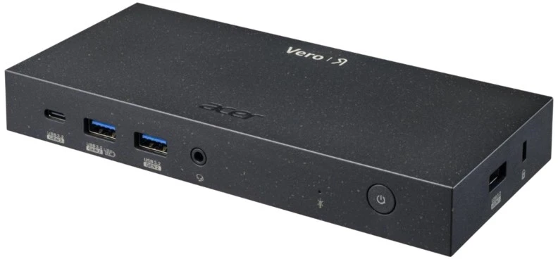 Acer Vero MST Dock M33 100W PD – Juodas EU (Retail pack) Vielinis USB 3.2 Gen 2 (3.1 Gen 2) Type-C Juoda