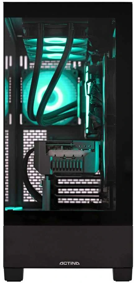 Stacionarus kompiuteris Actina 5901443416586 PC AMD Ryzen™ 9 9950X 32 GB DDR5-SDRAM 2 TB SSD NVIDIA GeForce RTX 5080 Midi Tower Juodas