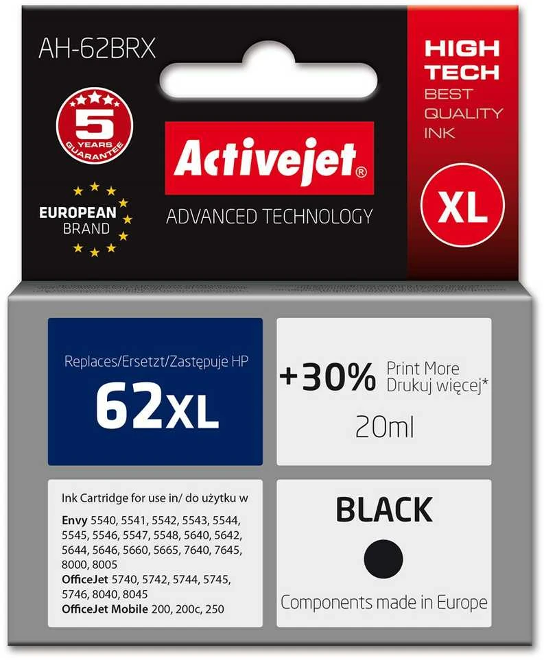 Rašalinė Activejet AH-62BRX juodas HP