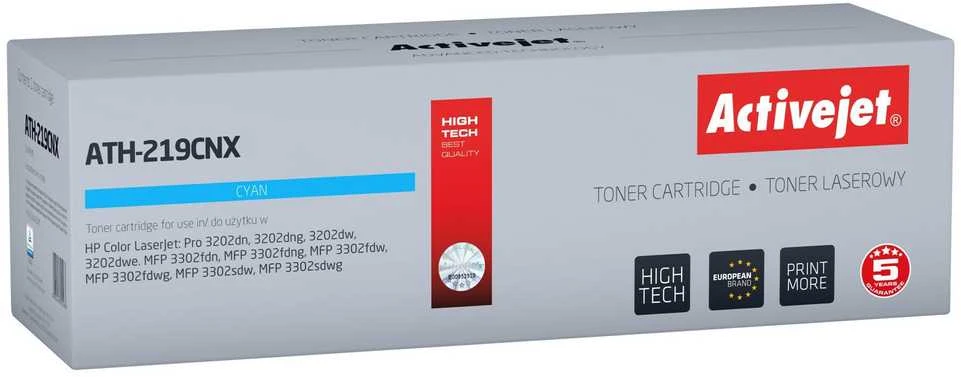 Activejet ATH-219CNX Toneris for HP spausdintuvas, replacement HP 219X W2191X; Supreme; 2500 pages; mėlynas, with chip