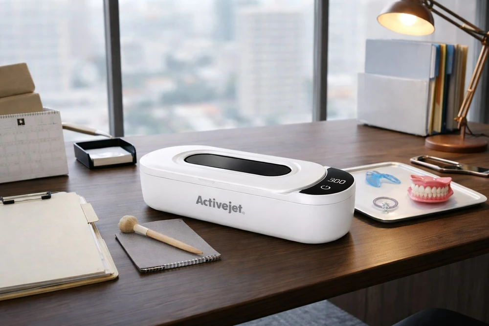 „Activejet AUC-200“ baltas UV ultragarsinis valytuvas