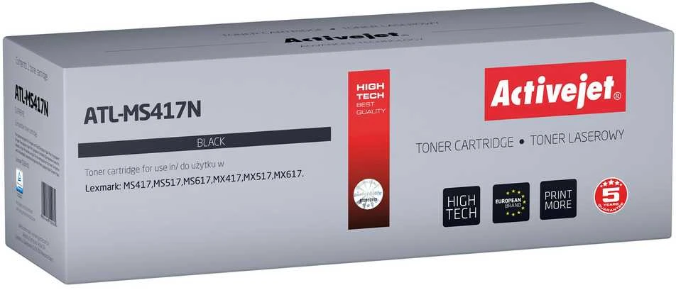 Toneris Activejet ATL-MS417N (replacement Lexmark 51B2H00, Supreme, 8500 pages, juodas)