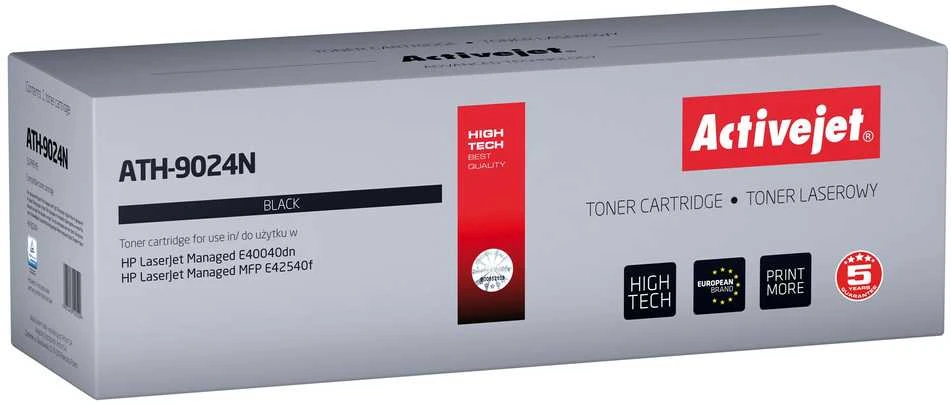 Activejet ATH-9024N Toneris for HP printers; Replacement HP W9024MC; Supreme; 11500 pages; juodas