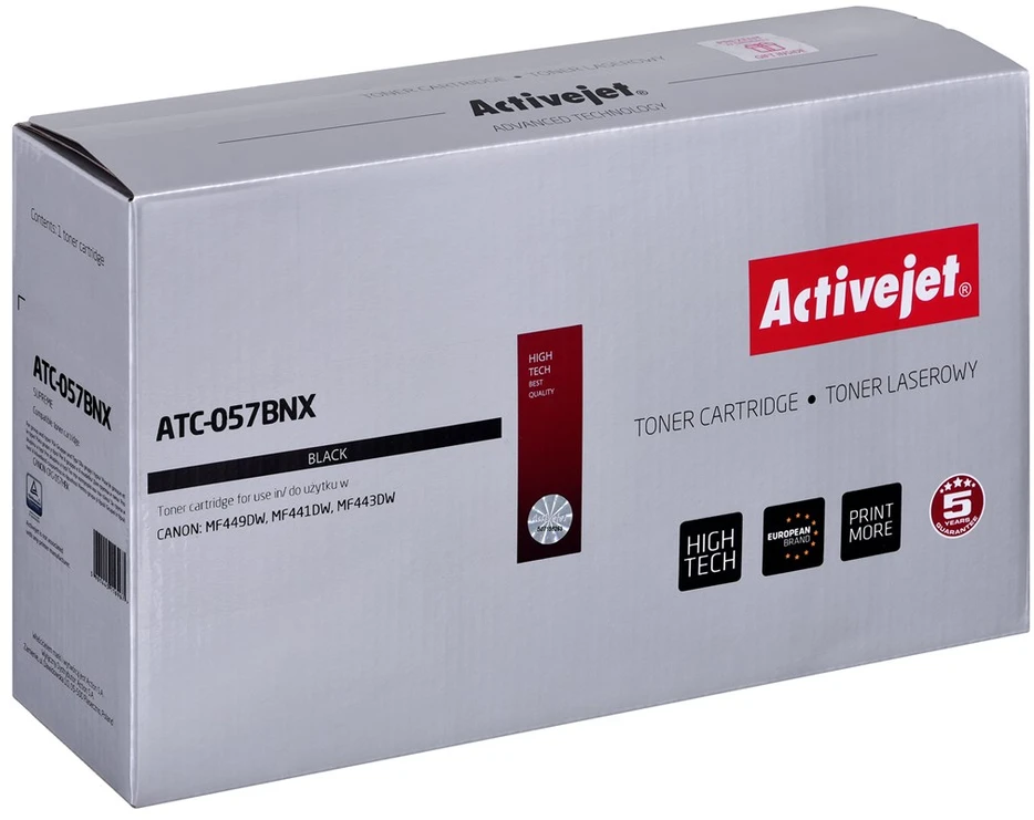 Tonerio Kasetė - Activejet ATC-057BNX Didelio Išeigos 10000 Puslapių Juoda
