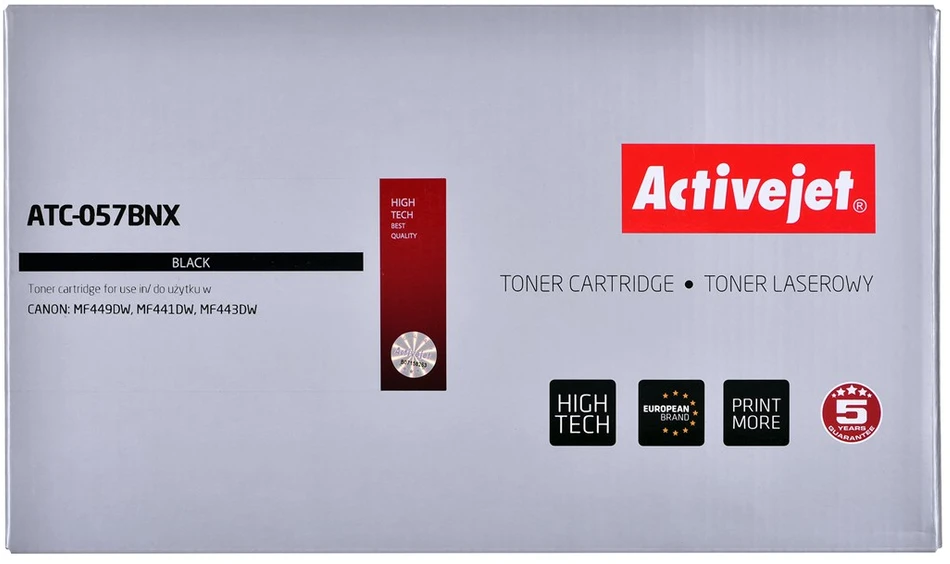 Tonerio Kasetė - Activejet ATC-057BNX Didelio Išeigos 10000 Puslapių Juoda