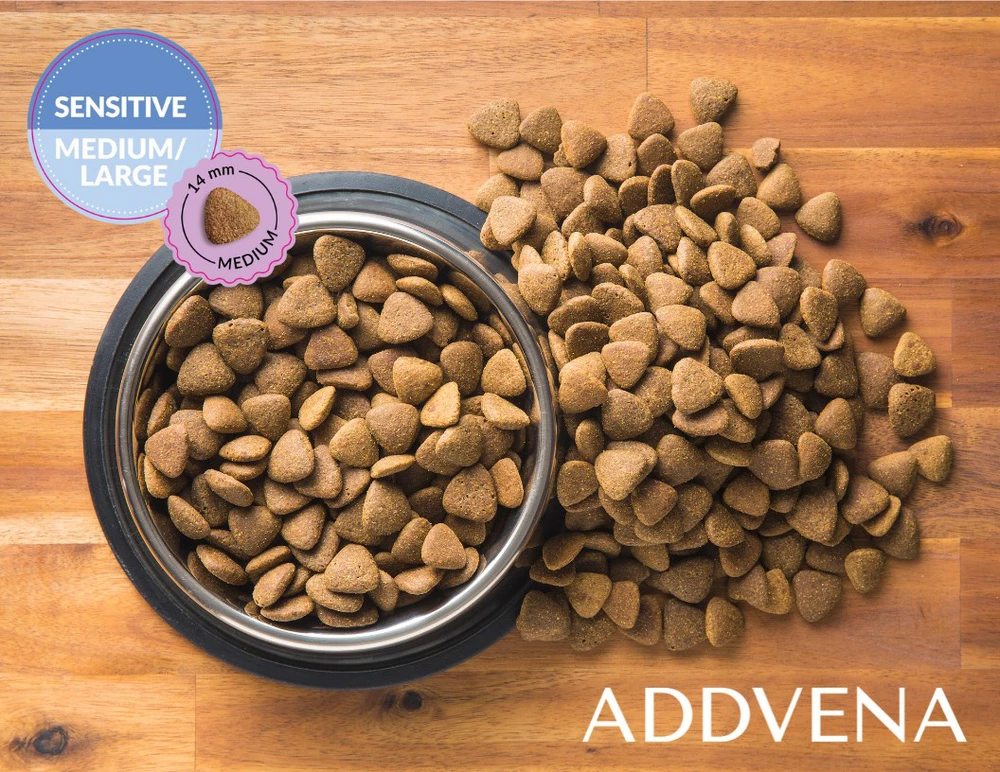 Šunų maistas - ADDVENA Power of Nature Adult Sensitive Medium/Large ėriena 10kg