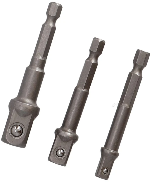 Adapteriai DRAUMET1/4 „HEX į 1/2, 3/8, 1/4”
