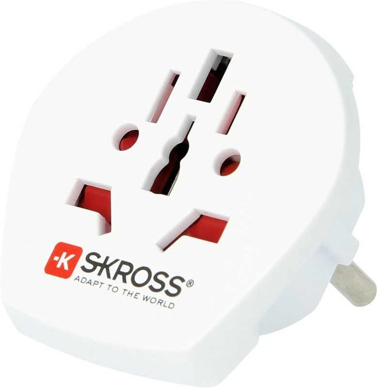 Segula „SKROSS Single Adapteris Europe“, kelioninis adapteris iš viso pasaulio į CEE 7/4-out