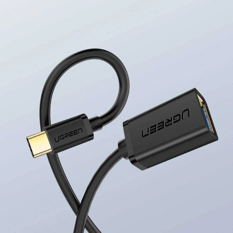 Adapteris OTG USB-C 3.0 UGREEN - Juodas