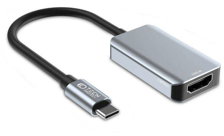 USB-C į HDMI adapteris su metaliniu korpusu