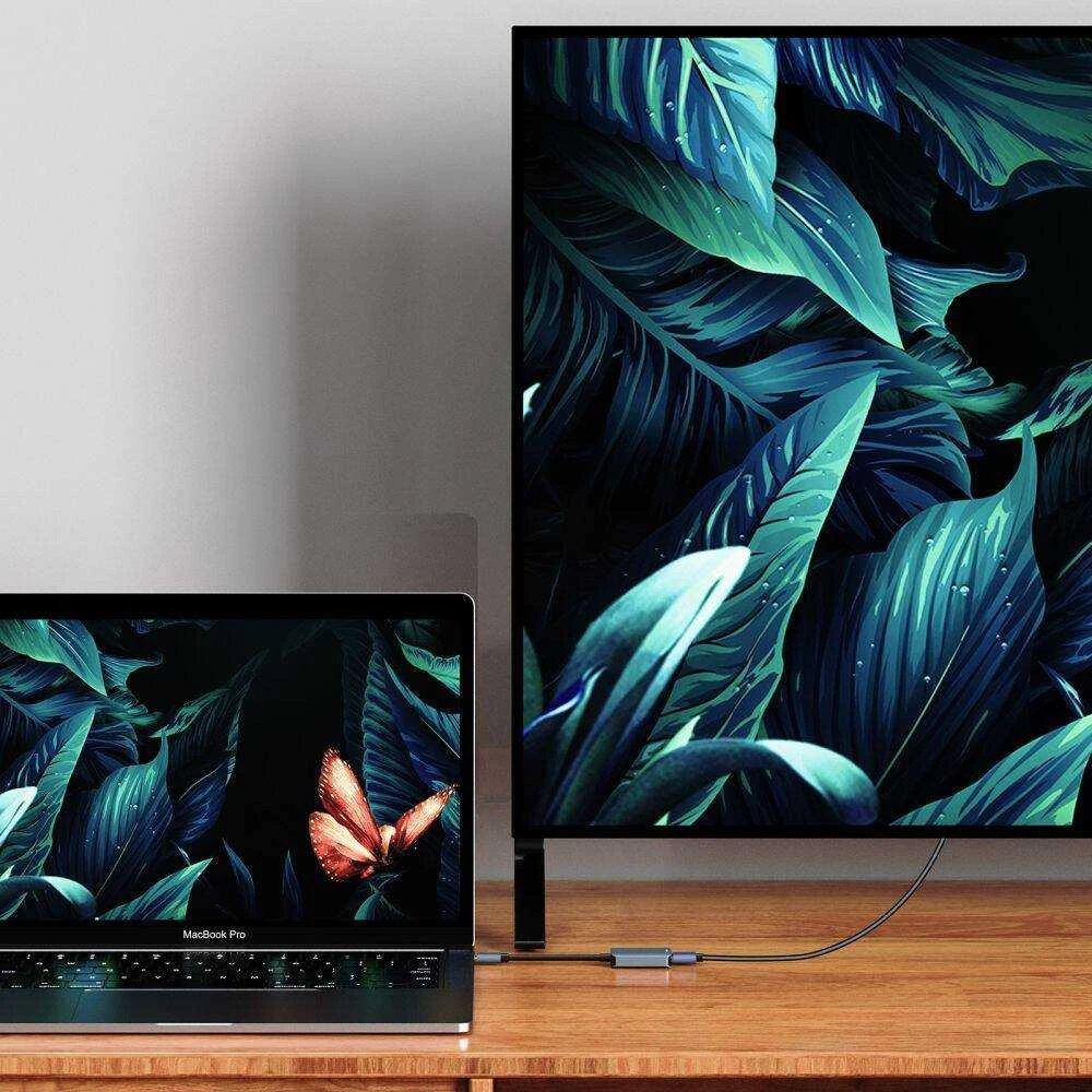 Adapteris USB-C į HDMI 4K Tech-Protect Ultraboost juodos spalvos